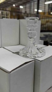 APPN (1เซ็ทได้2ชิ้น มีคลิปรีวิว) เชิงเทียน เชิงเทียนแก้ว เชิงเทียนคริสตัล สูง 11cm วัสดุเกรดA งานละเอียด สวยงาม เรียบหรู ตกตแต่งบ้าน ร้านอาหาร คาเฟ่ ภัตตาคาร บาร์ โรงแรม สินค้าพร้อมจัดส่ง (1296261223)