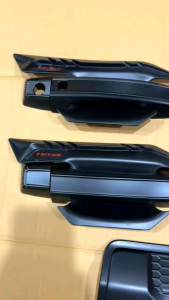 Paket All New Triton 2024 2025 2026 2027 Outer Handle Tank Cover Hitam Doff
