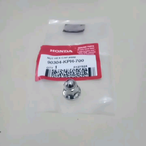 nut hex cap 8mm mur baut sambungan pipa knalpot cb 150r cbr 150r cbr 250r cbr 250rr crf 150 crf 250 forza pcx 125 cbu sonic 150r supra gtr monkey ST 125 cb 500x original honda 90304KPH700