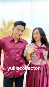 Baju couple Fifi seragam keluarga seragam keluarga pengantin