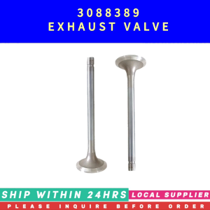 EXHAUST VALVE 3803528 3034827 3088389 [LOCAL SUPPLIER WARRANTY READY TO SHIP WITHIN 24HRS.] FOR CUMMINS ENGINE PART