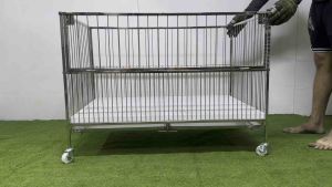 2x3x2 ft cribtype (1/2x1/2) frame. stainless 304 dog cage