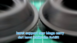 karet support shock depan new Mega Carry 1set kanan kiri