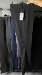 [ELQOIS] Celana Formal Kerja Pria SLIMFIT BAHAN HIGH TWIST JRTBLACK Premium Trousers For Men