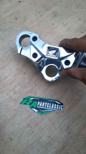 Bisa COD Segitiga T Atas CB150R Silver Hitam As 31 Set Reser Stang Stir Pnp CB GL Mp Tiger Kualitas Bagus Presisi