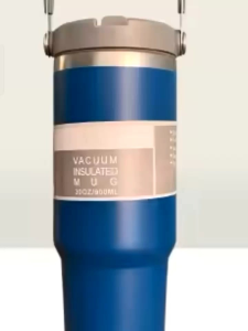Tumbler Handle Botol  BPA FREE Vacuum Insulated Stainless Steel 304 Premium Quality 900ML