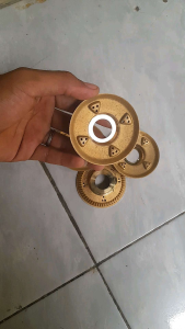 Burner Kompor Gas Rinnai Kuningan Kecil Kualitas Tebal