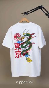 {โปรพิเศษ ราคา Early Bird } เสื้อยืด Oversize อก 44 และ 48 " Great Dragon " คอกลม ผ้าไม่บาง ไม่ย้วย [Korea Cotton] CMA **พร้อมส่ง**