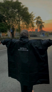 JAS HUJAN RAINCOAT PONCO KELELAWAR PRIA DAN WANITA ANTI AIR ANTI REMBES ANTI BOCOR BY APOLO