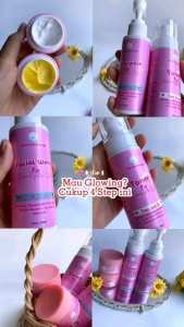 TERBARU..!! ISNA GLOW LEVEL UP SKINCARE PAKET BRIGHTENING/ PRODUK TERBARU ISNA GLOW LEVEL UP SKINCARE BPOM