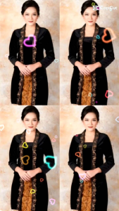 Kebaya Bludru Kuthubaru Tunik Bordir Corneli: Pilihan Pengantin Wanita