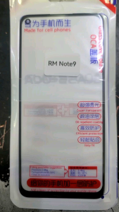 Kính ép liền keo Redmi Note 9