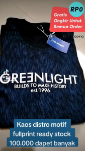 KAOS DISTRO PRIA BAJU OBLONG DEWASA LENGAN PENDEK FULLPRINT COD\nKAOS DISTRO PRIA MOTIF FULLPRINT LENGAN PENDEK NAVY BLUE\nPROMO KAOS DISTRO PREMIUM COD ISI 4PCS