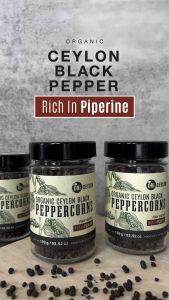 OriCeylon Ceylon Black Pepper - Enhanced Flavor Spice Ideal for Cooking Seasoning and Boosting Turmeric Absorption