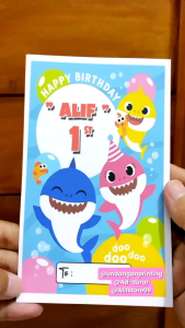 Undangan Ulang Tahun Anak LOTSO Custom Karakter & Free Foto Design