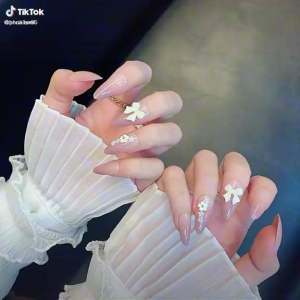 Set 10-30-50 chiếc charm nơ bột đen trắng đủ mẫu design nails cực xinh [ 𝐓𝐔́ 𝐀𝐍𝐇 𝐍𝐀𝐈𝐋 ]
