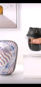 Cute Cat Travel Tea Set 1 Pot 3 Cups Set Simple Kung Fu Tea Set Glass Teapot Tea Cup Outdoor Portable Tea Set