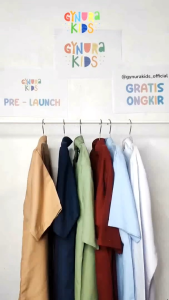 KOKO DAN CELANA SET ANAK LENGAN PANJANG GYNURA BY RAGGAKIDS KATUN POLYMICRO IMPORT