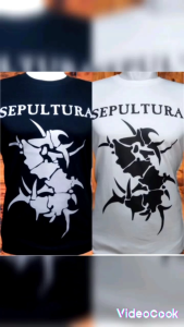 KAOS MUSIK BAND SEPULTURA / BUILT UP / 100% KATUN COMBED 24S REAKTIF / PLASTISOL INK / KAOS COD