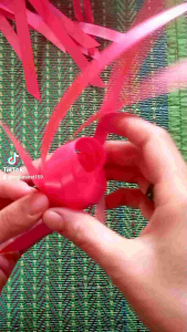 เหรียญโปรยทานรูปดอกบัวตูม(งานตัวเปล่า)ชุดละ100ดอกคละสี