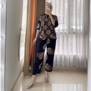 NYRABG015 l SETELAN BATIK CELANA PANJANG ABG REALPICT BATIK CAP SPECIAL | TERMURAH BISA PILIH WARNA