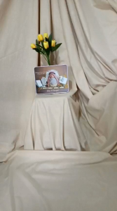 kain Background foto kain dekorasi kain katun Jepang alaskotan 3 mtrX240cm