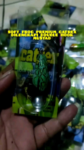 soft frog premium catrex double hook mustad 4cm berat 5gr