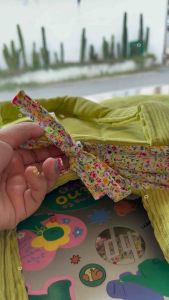 กระเป๋านุ่มนิ่มผ้าลูกฟูกลายดอกไม้ม่วง💐🦆 กระเป๋าไปเรียน