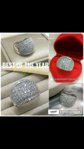 แหวนทองคำขาว 0132 "เคลือบหนาพิเศษ" เสริมฮวงจุ้ย งานคุณภาพ ไมครอน ชุบทอง หุ้มทอง แฟชั่น ทองสวย ใส่ออกงาน