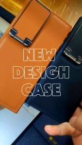 case SAMSUNG S25 ULTRA / S24 ULTRA / S23 ULTRA / S23 Plus Back Stand Holder leather Business Leather Cover pelindung Camera Lens Flip Cover Kickstand Case kulit