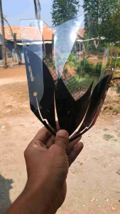 VISOR WINDSHIELD FU BARONG OLD MODEL SIFIT BLACK SERIES DAN FULL CARBON TAHUN 2011-2012