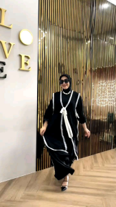 almaira dress set outer renda - crinckle airflow premium | gamis lebaran jumbo busui modis mewah elegan simpel gamis kondangan adem nyaman lembut konveksi tasikmalaya