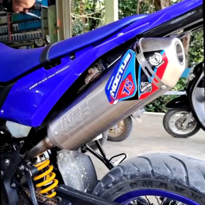 Knalpot Norifumi Noctus T5 Semi Bending KLX150 KLX140 CRF150L WR155 DTracker Viar Cross X 150