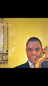 [ แผ่นเสียง Vinyl LP ] Artist : The J.J. Johnson Quintet Album :  J. J. In Person! Cover : NM ( Still have a sealed )  Disc : NM Manufactured : Japan Released :  1979 Price : 1250