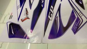 Bộ tem Exciter 2010 màu trắng xanh Gp hàng nhập Thái Lan thiết kế chất lượng cao dành riêng cho dòng xe này tem in lụa màu sắc cực đẹp và bềngiá bán cực tốt bán lẻ như bán sỉ Liên hệ gặp hải