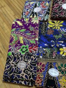 [freegift] Kain Sarung Serap Air Batik Terengganu Asli SIAP JAHIT (Ada Cop dikain) Batik Terap