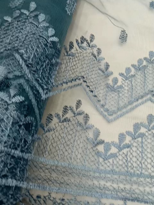 Bahan Kain Tille Bordir Sapto Premium