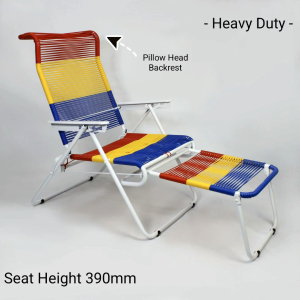 HEAVY DUTY LAZY CHAIR / HEAVY DUTY FOLDABLE STRING CHAIR / KERUSI MALAS TUGAS BERAT