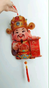 Thần tài chỉ định thành công Liễn treo trang trí Tết thần tài CHỈ ĐỊNH THÀNH CÔNG [HOẢ TỐC HCM]