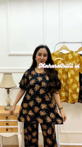 ONE SET CP SETELAN CP WANITA BAHAN RAYON ADEM BAJU SANTAI WANITA MURAH