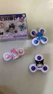 Spinner Kuromi. Sét 3 con quay Kuromi dễ thương cho bé vui chơi phát triển giác quan linh hoạt