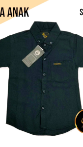 BARU Kemeja anak cowok lengan pendek dengan 17 pilihan warna baju hem anak usi 1-13 tahun