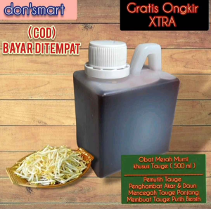 Pupuk Merah Tauge Murni (500 ml) | Pemutih & Penghambat Akar/daun Tauge