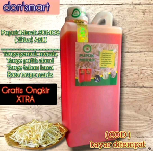 Pupuk Merah Tauge Asli SUMO8 1 Liter | ( Penggemuk & Pemutih Tauge ASLI SUMO8 )
