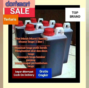 Obat Merah Murni (1 liter) | Pemutih tauge & Penghambat akar/daun tauge