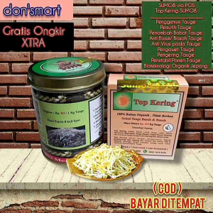 SUMO via POS (Serbuk) + Top Kering tauge | (Pemutih tauge Penggemuk tauge & Solusi anti busuk/basah tauge) + BUKU PANDUAN
