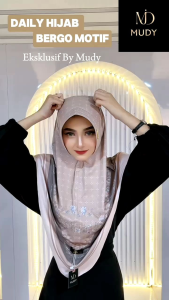WDY-Mudy// jilbab instan Bergo sublim printing Standar AMANDA