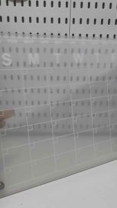 ACRYLIC DRY ERASE MAGNETIC WHITE BOARD CALENDAR PLANNER was