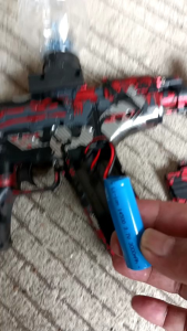 BATERAI CAS TEMBAKAN GUN JELL BLASTER  type 14500 3.7V 3000MAH Li-ion soket hitam 2pin