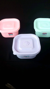 mangkuk tutup / misting kotak bekal makanan merk Alexis bahan plastik tahan pecah